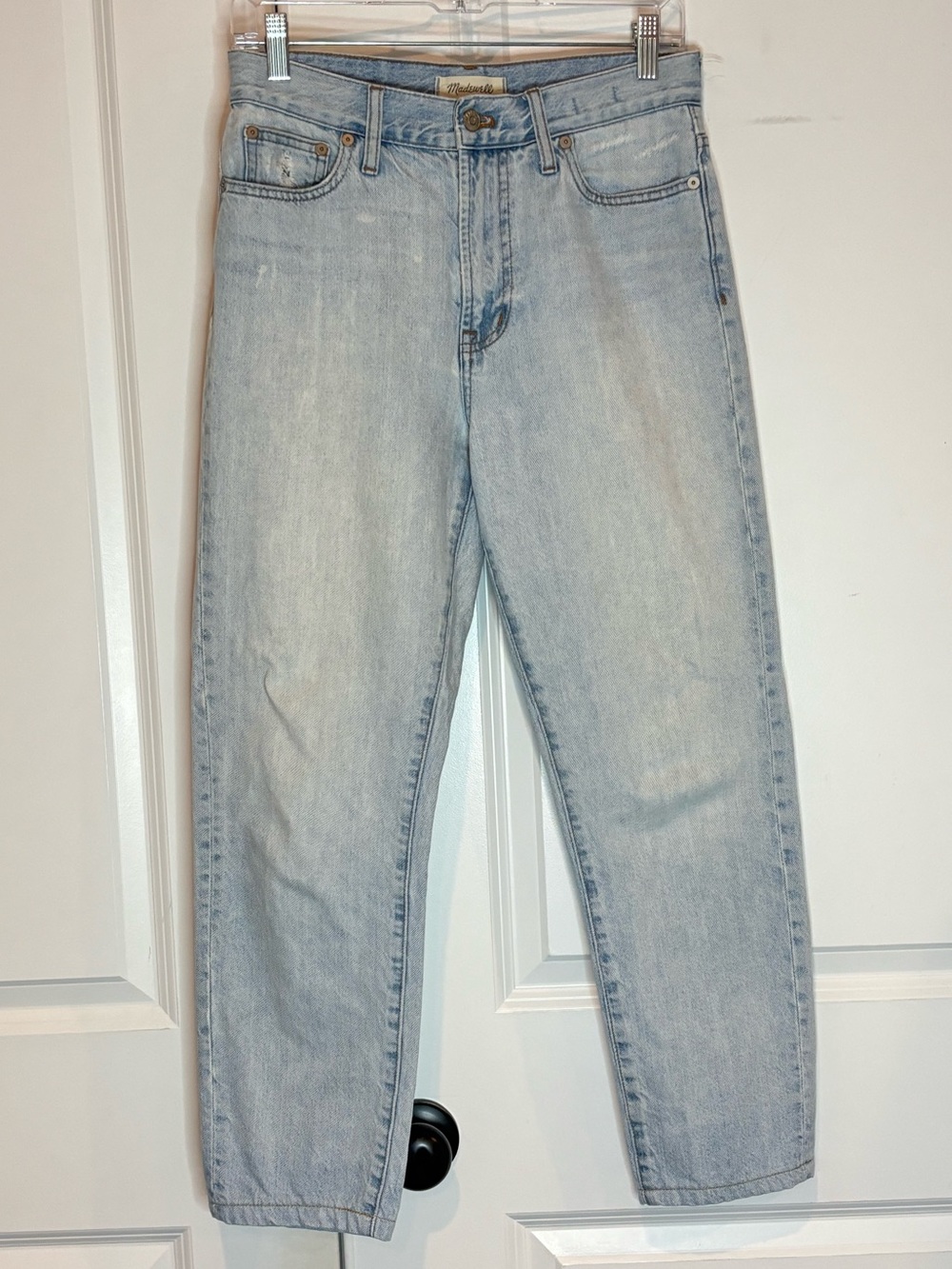 Madewell The Perfect Summer Jean Light Wash High Waist Slim Straight 27 C2819
